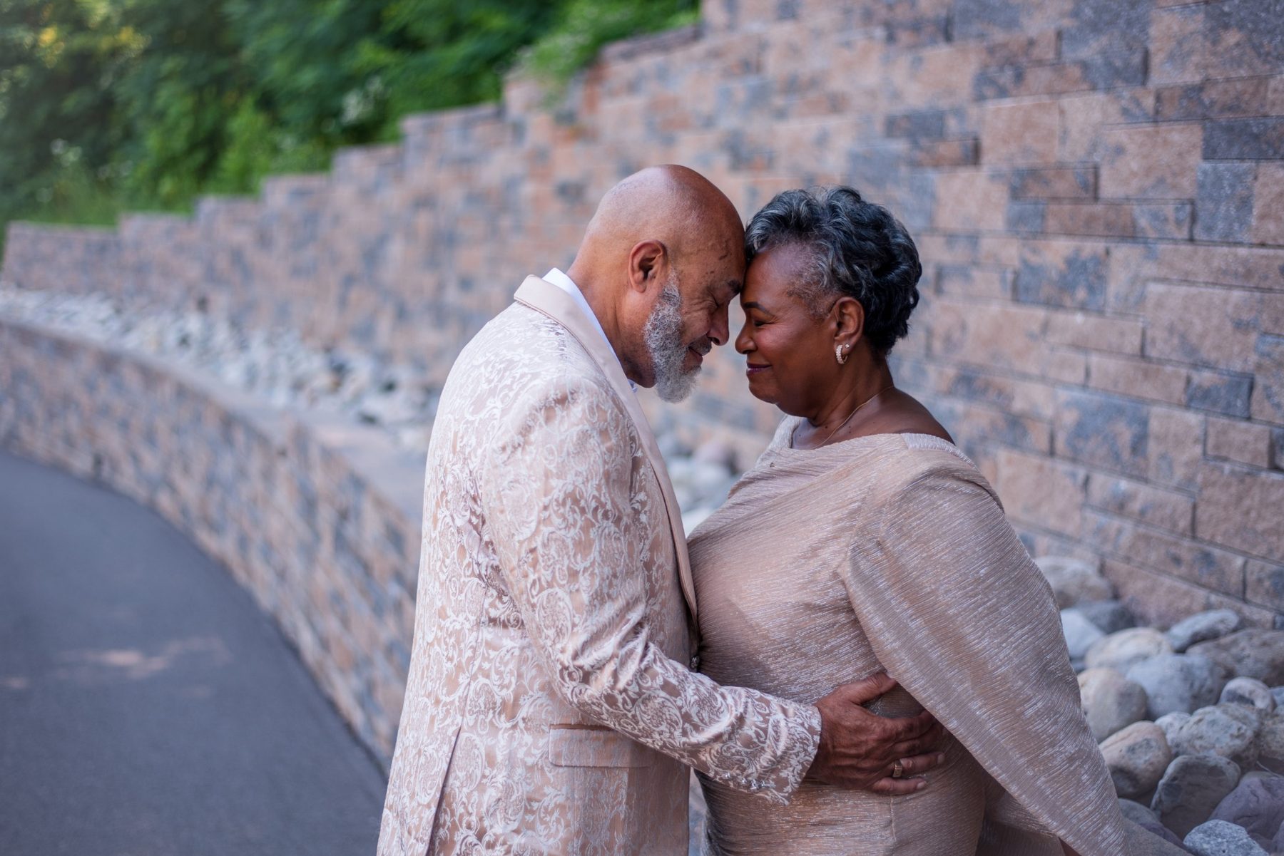 Mature couple portrait